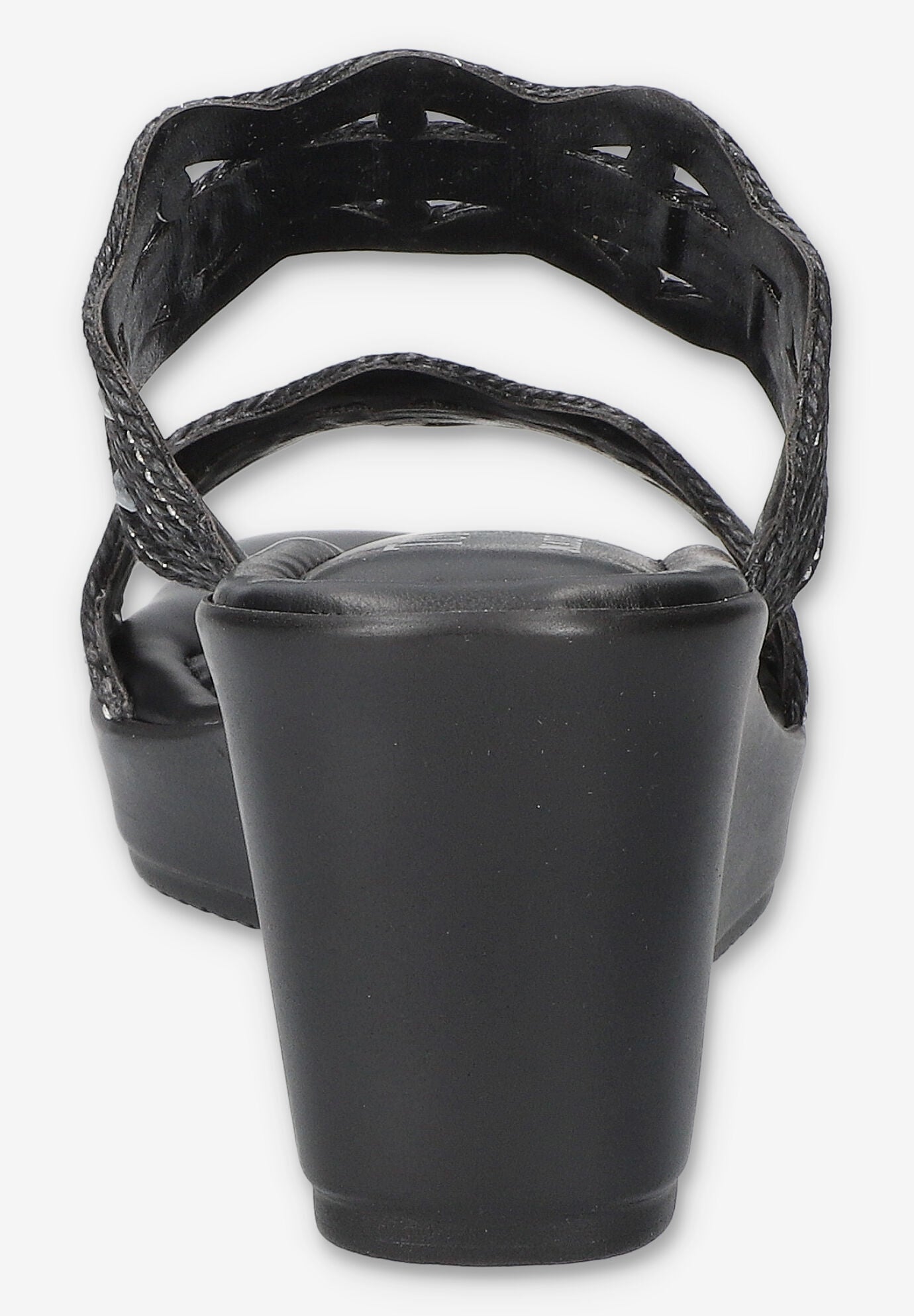 Selva Wedge Sandal, BLACK, alternate image number 3