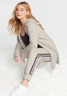 Zip-Up French Terry Hoodie, , alternate image number null
