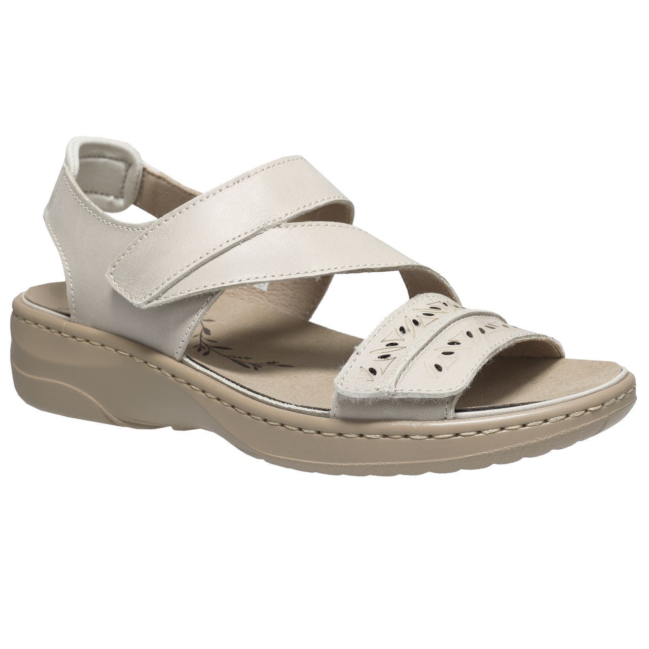 Garnet Sandal, BONE, hi-res image number 0