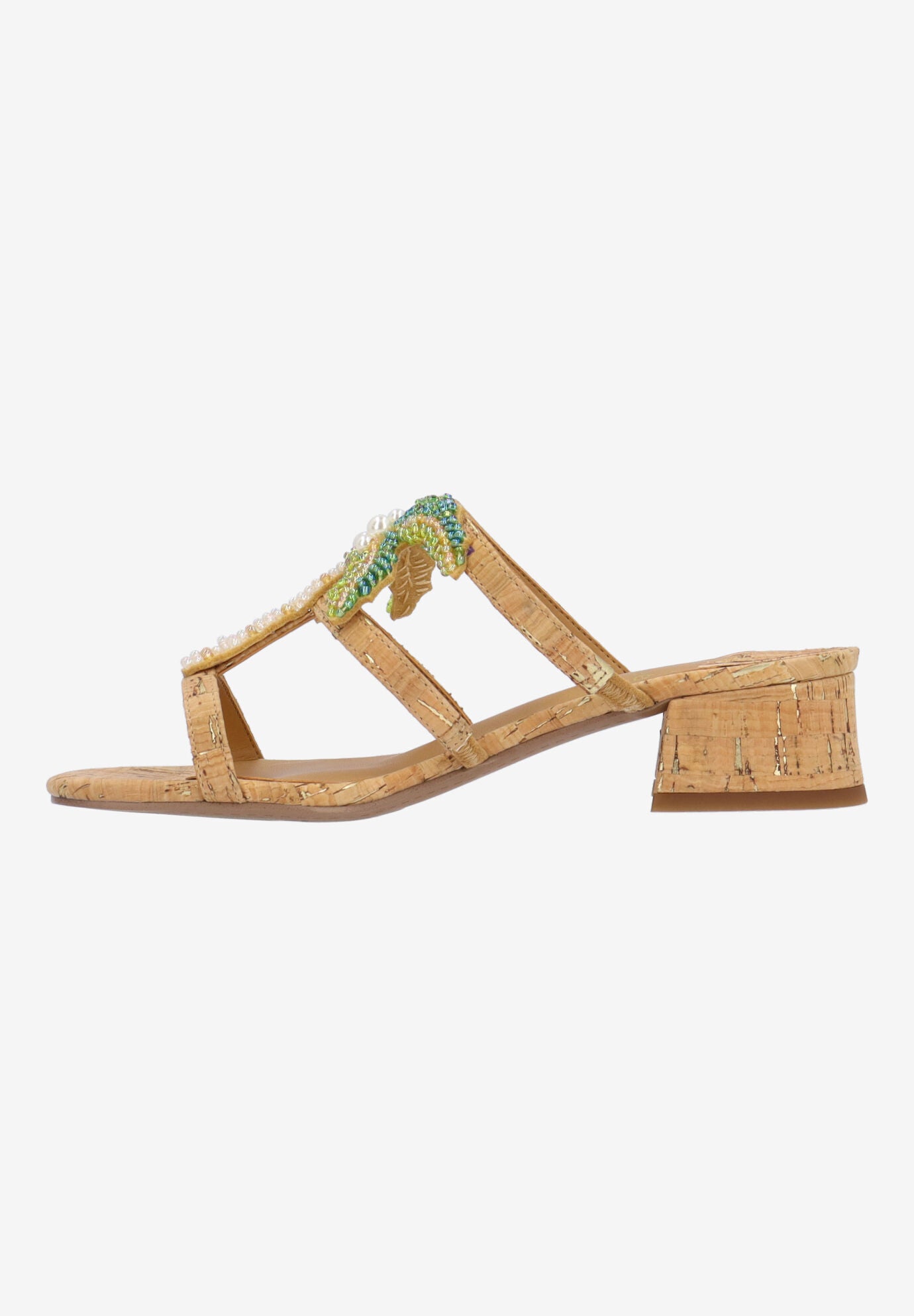 Palmeto Slip-On Sandal, NATURAL GOLD, alternate image number 4