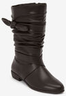 The Heather Wide Calf Boot, BROWN, hi-res image number null