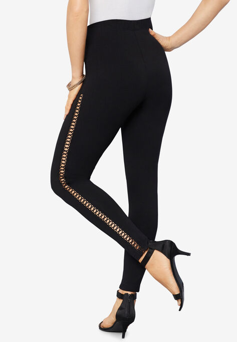 Crochet Essential Stretch Legging, , on-hover image number null