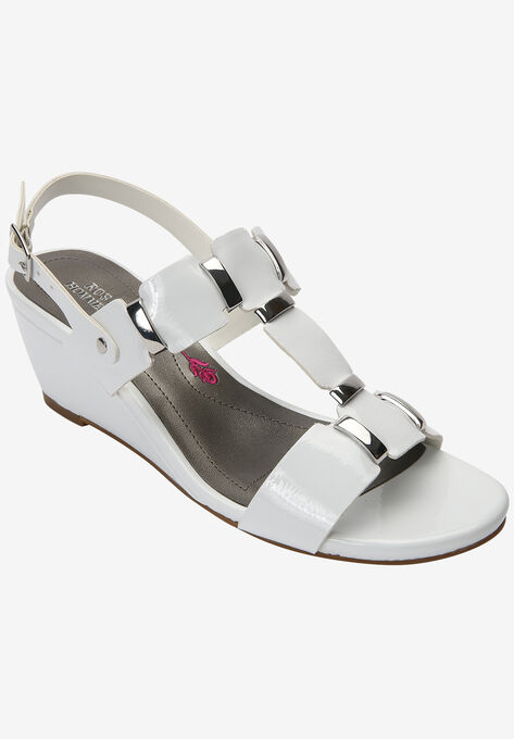 Willow Sandal, WHITE PATENT, hi-res image number null