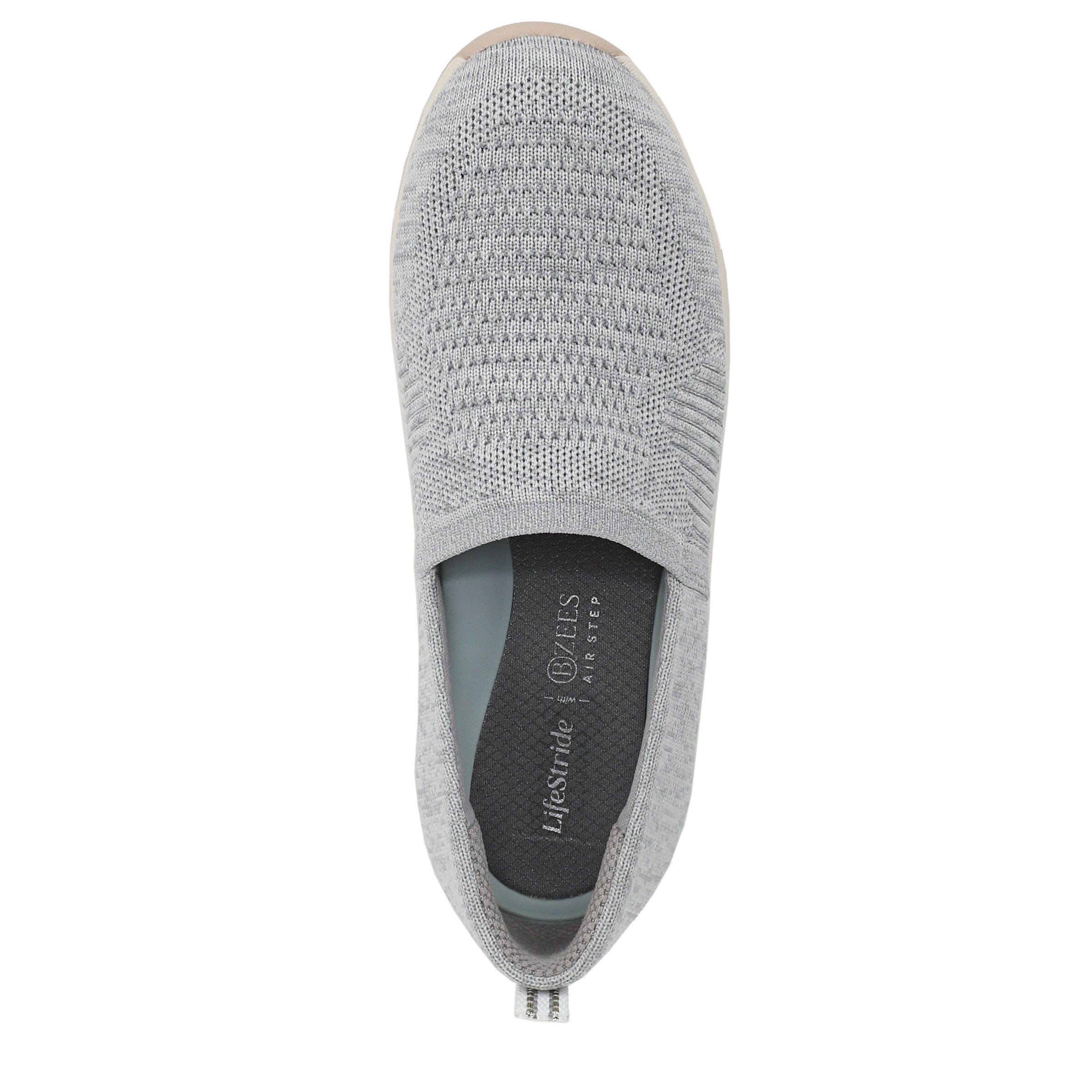 Rest Slip-On Flat, OYSTER GREY FABRIC, alternate image number 6