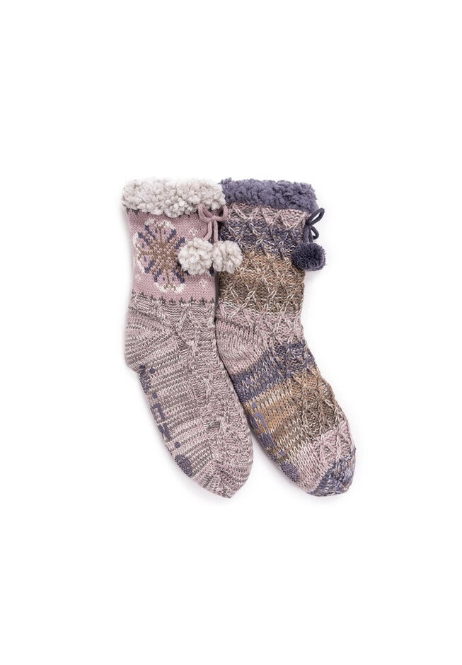 Cabin Tall Slippers Socks, WINTER, hi-res image number 0