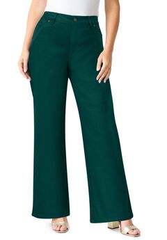 Plus Size 24/7 Stretch Wide Leg Jean