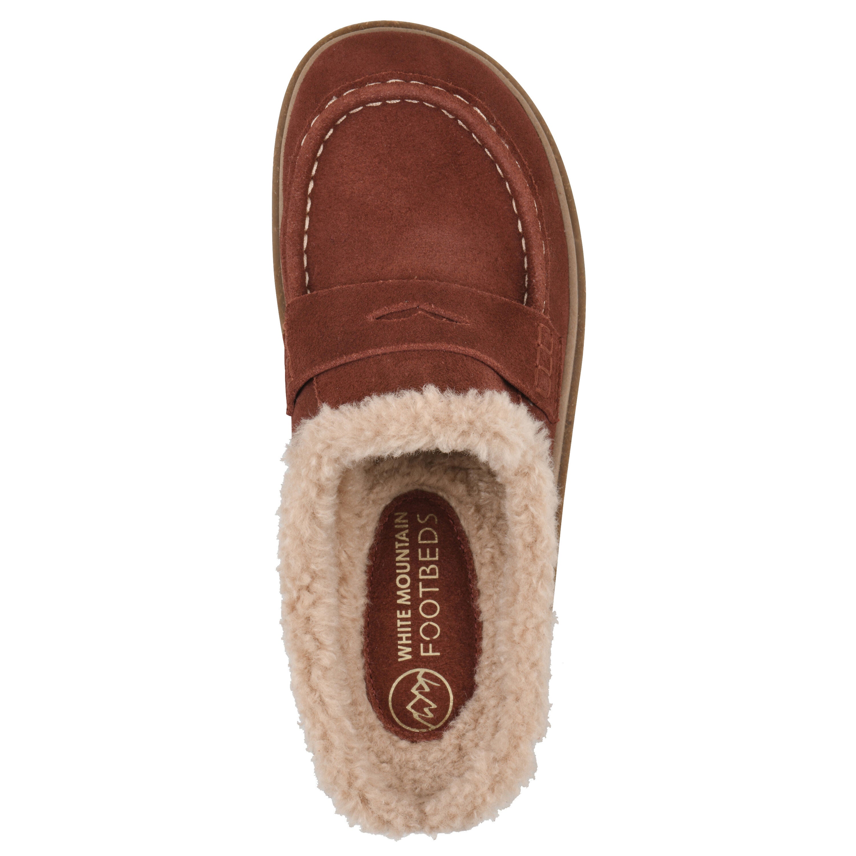 Vayva Platform Clog, RUST SUEDE, alternate image number 4
