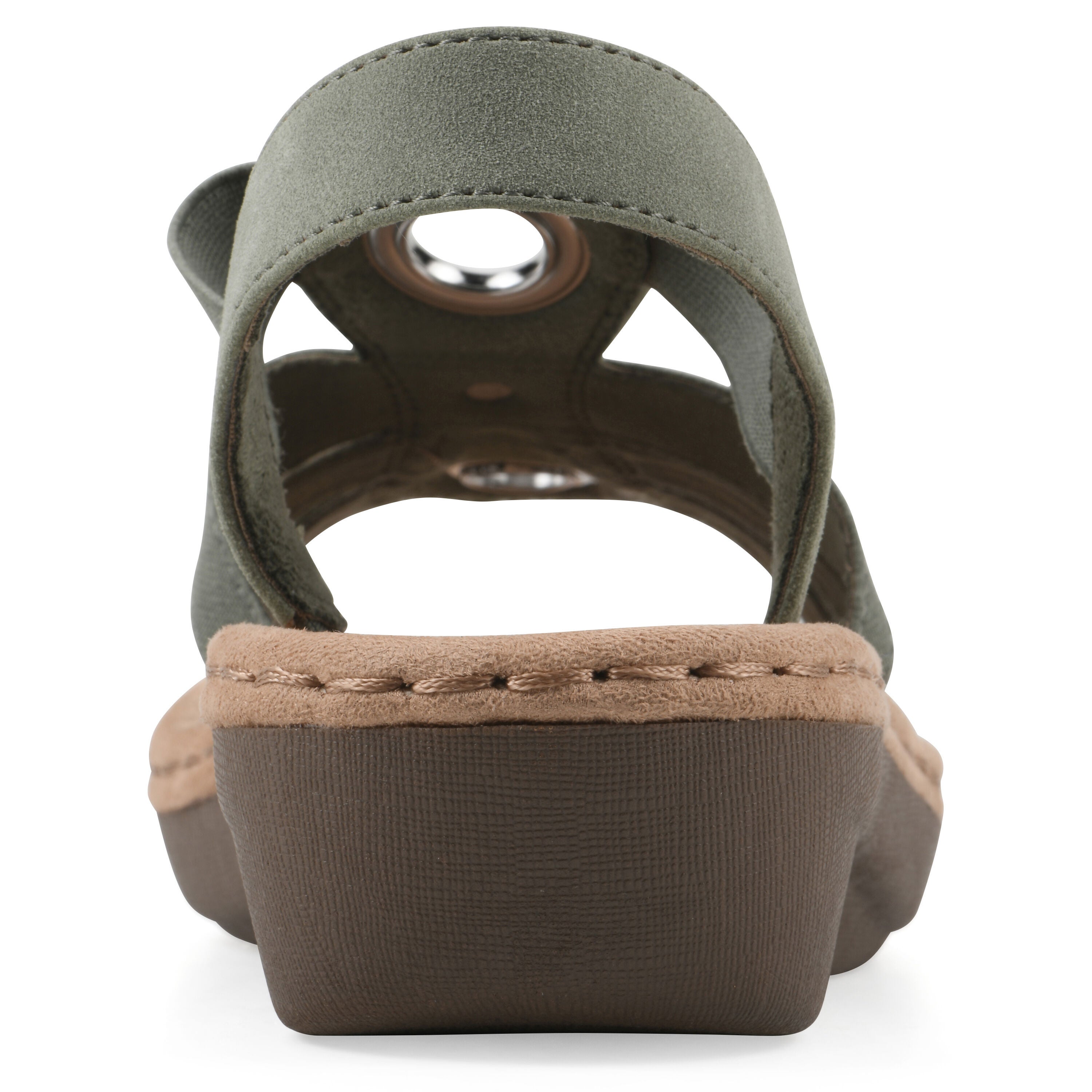 Casimir Mini Wedge Sandal, SAGE NUBUCK, on-hover image number 1