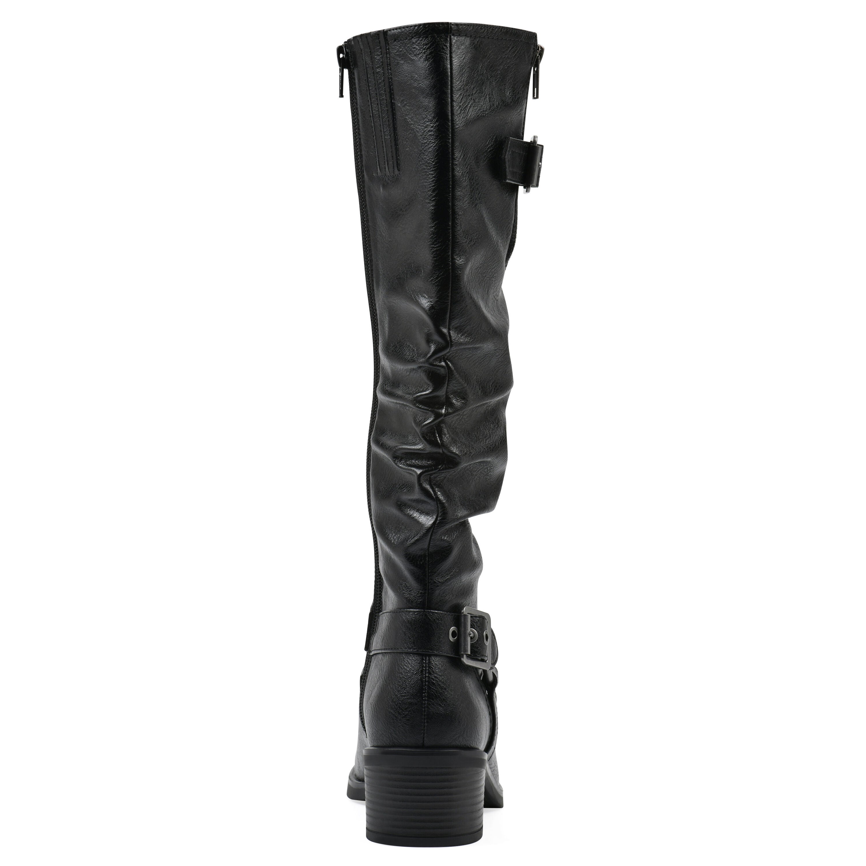 Cushion Tall Shaft Riding Boot, BLACK SMOOTH, on-hover image number 1