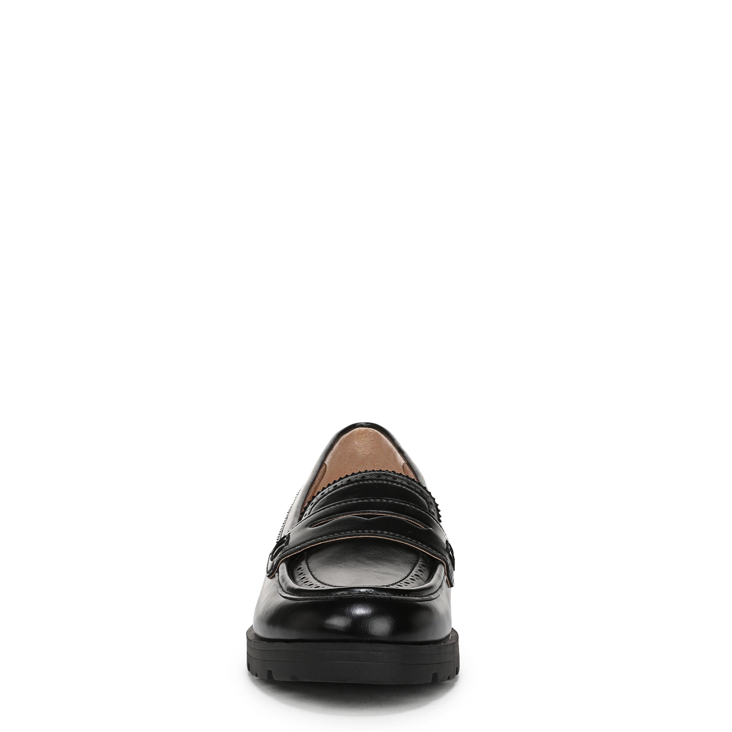 London 3 Pennyloafer, BLACK FAUX LEATHER, alternate image number 4