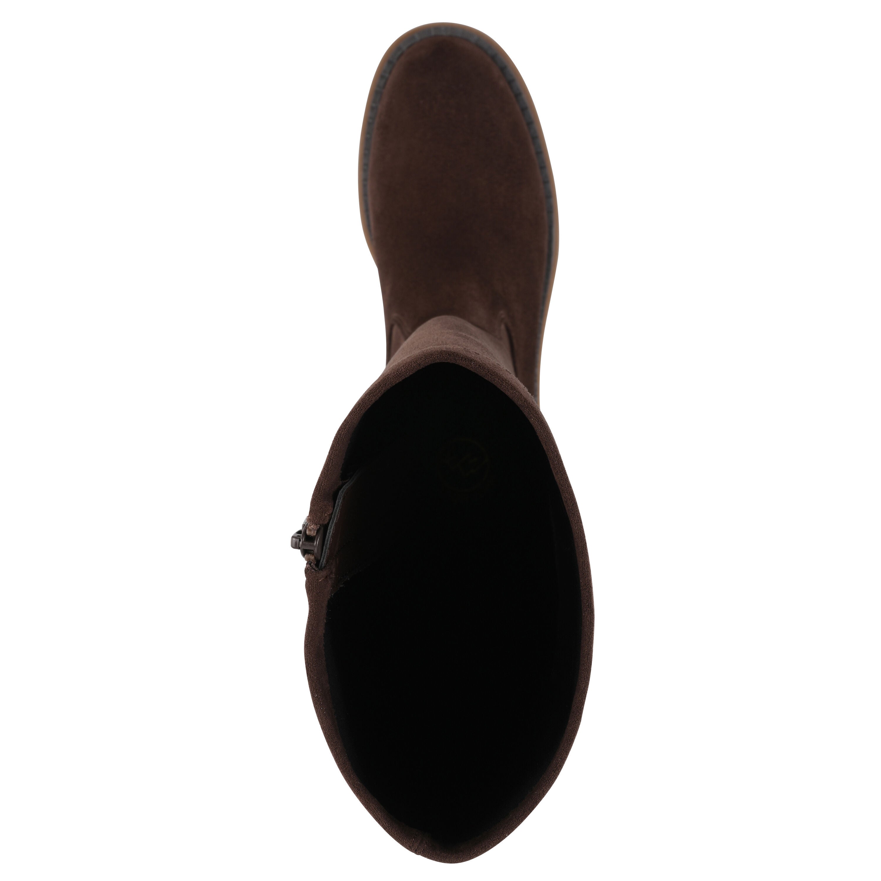 Marcella Tall Shaft Block Heel Boot, BROWN FABRIC, alternate image number 4
