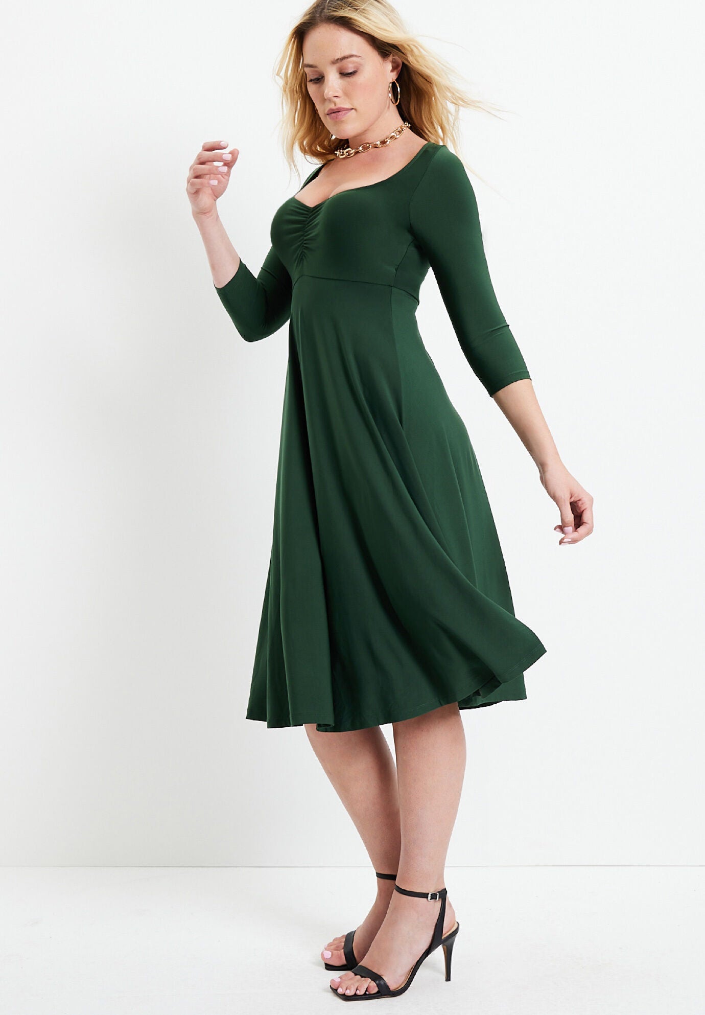 Sweetheart swing dress 2025