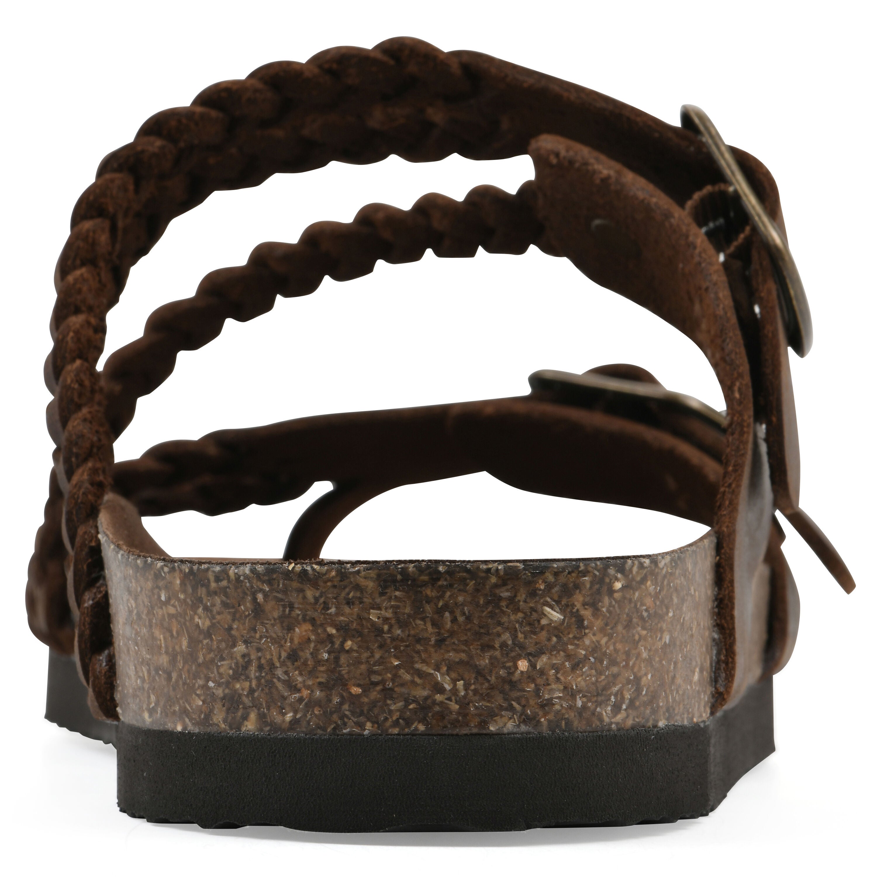 Haziest Footbeds Sandal, BROWN LEATHER, on-hover image number 1