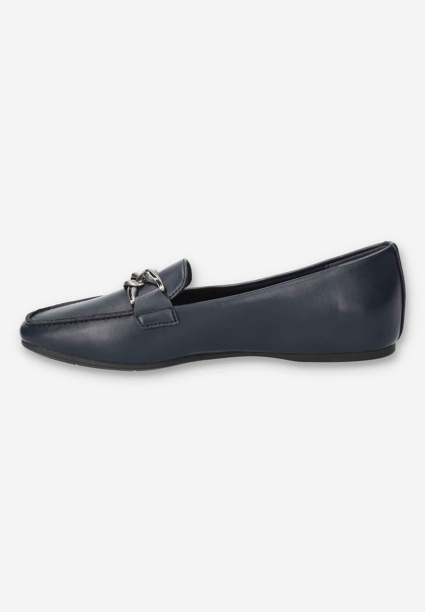 Femi Square Toe Flat, NAVY, alternate image number 4