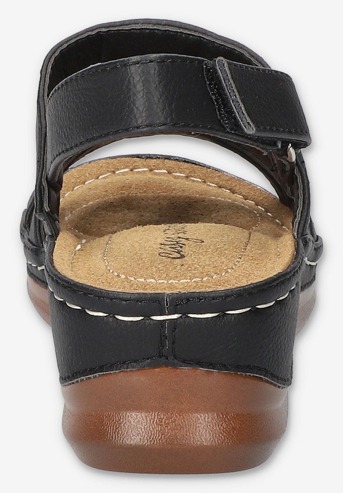 Alexi Slingback Wedge Sandal, BLACK, alternate image number 3