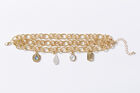 Three-Chain Charm Bracelet., , alternate image number null