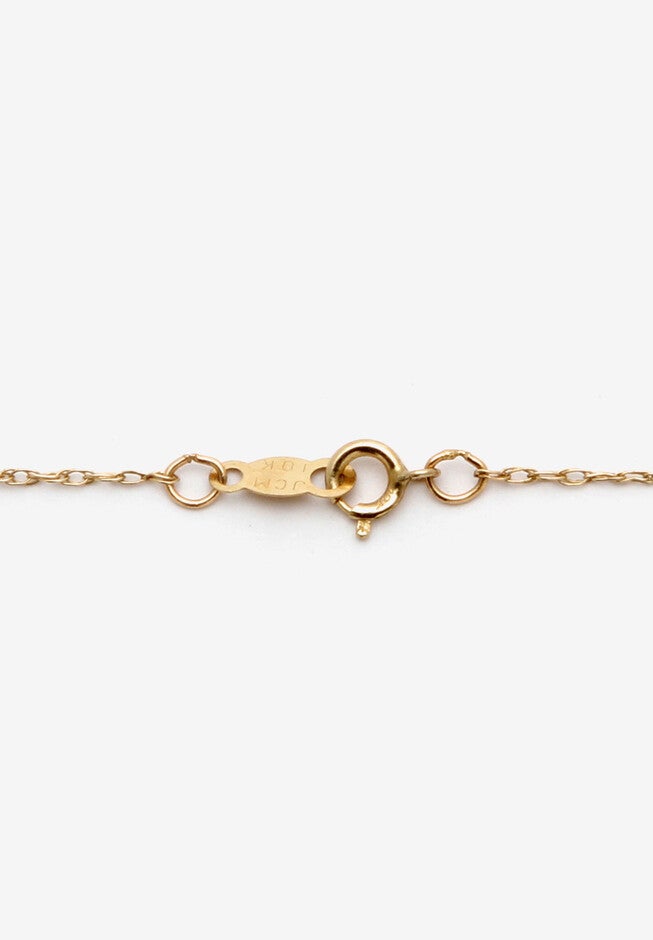 Gold & Sterling Silver Diamond Pendant, , alternate image number 2