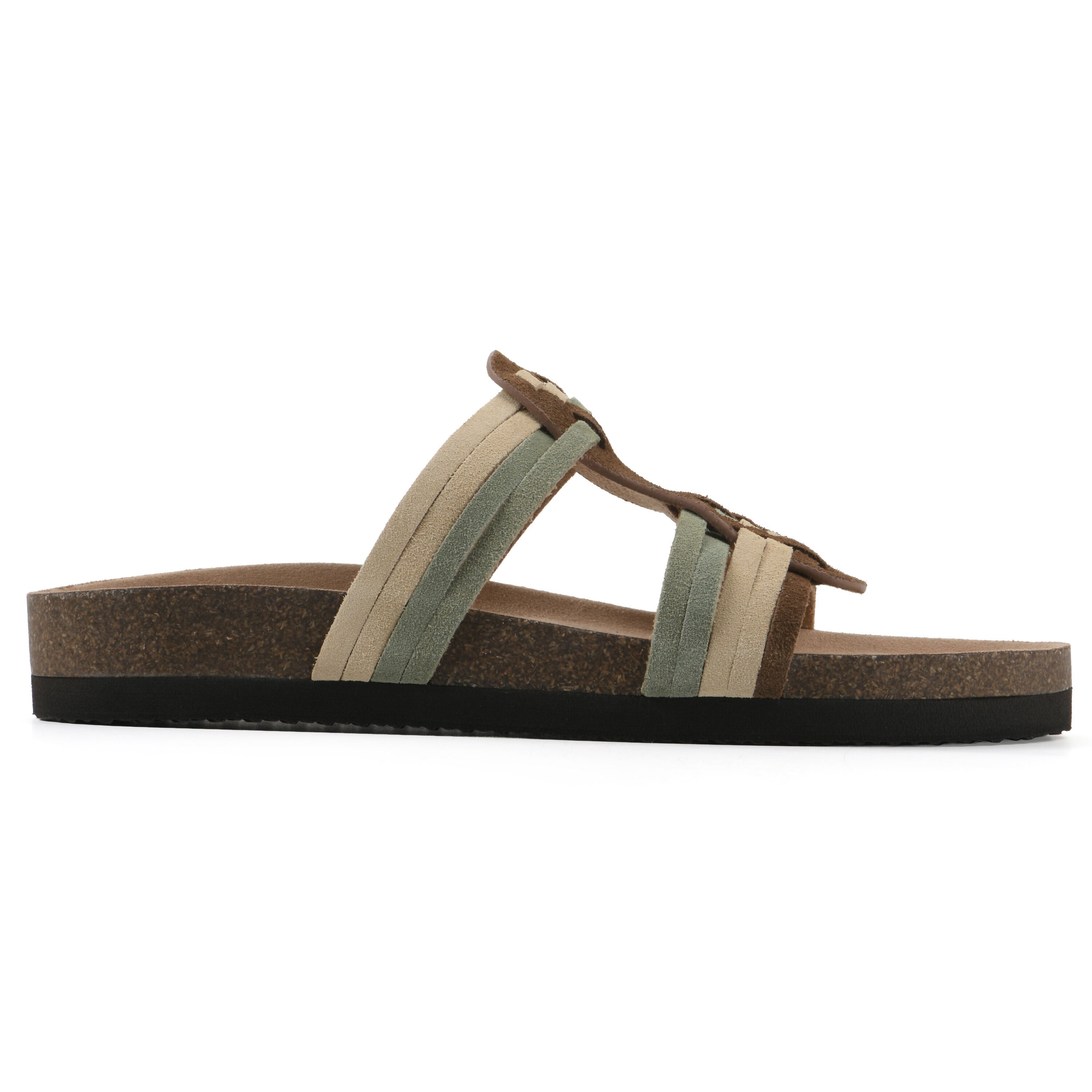 Halicore Footbeds Sandal, CHESTNUT MULTI, alternate image number 2