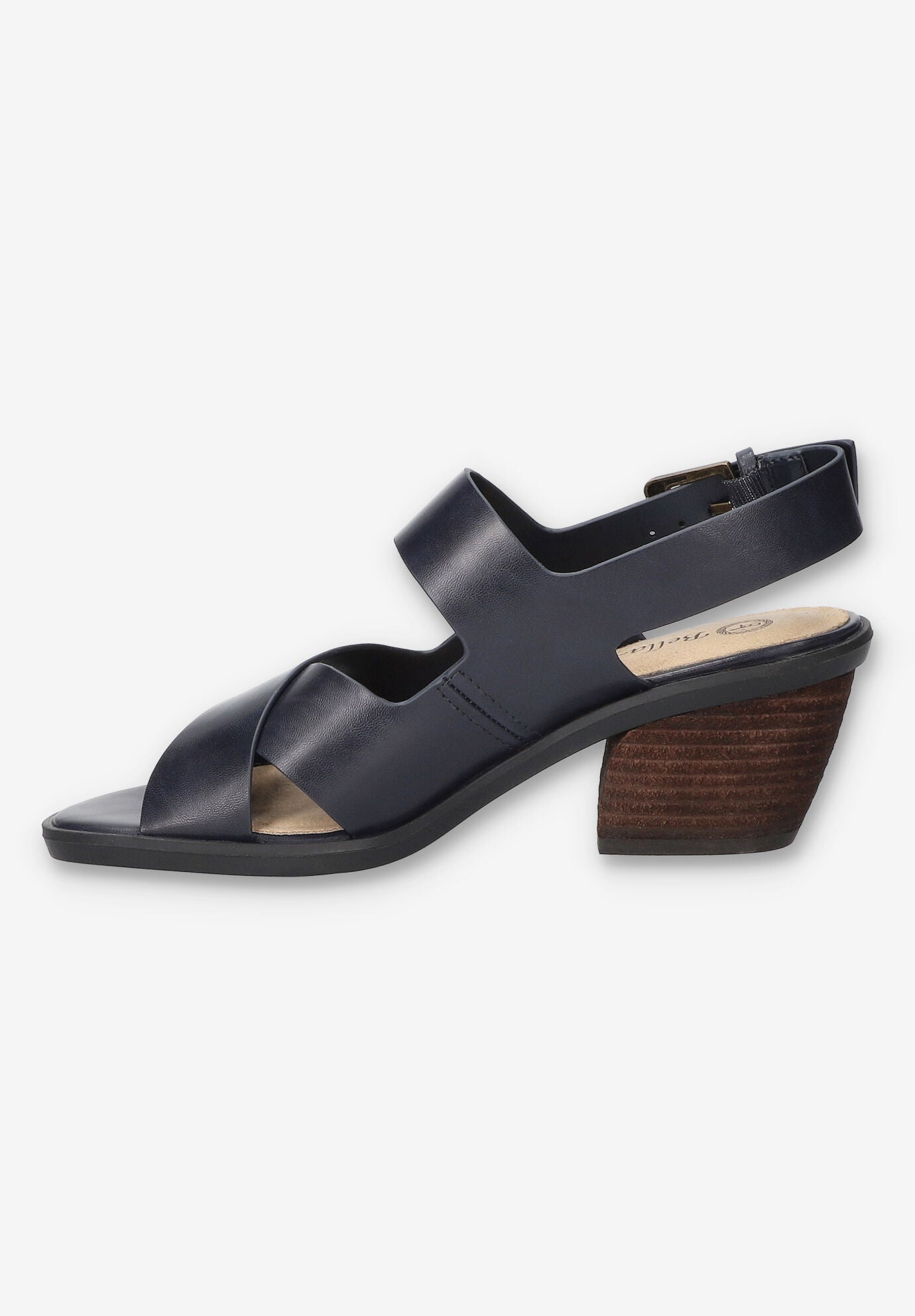 Cameron Block Heel Sandal, NAVY, alternate image number 4