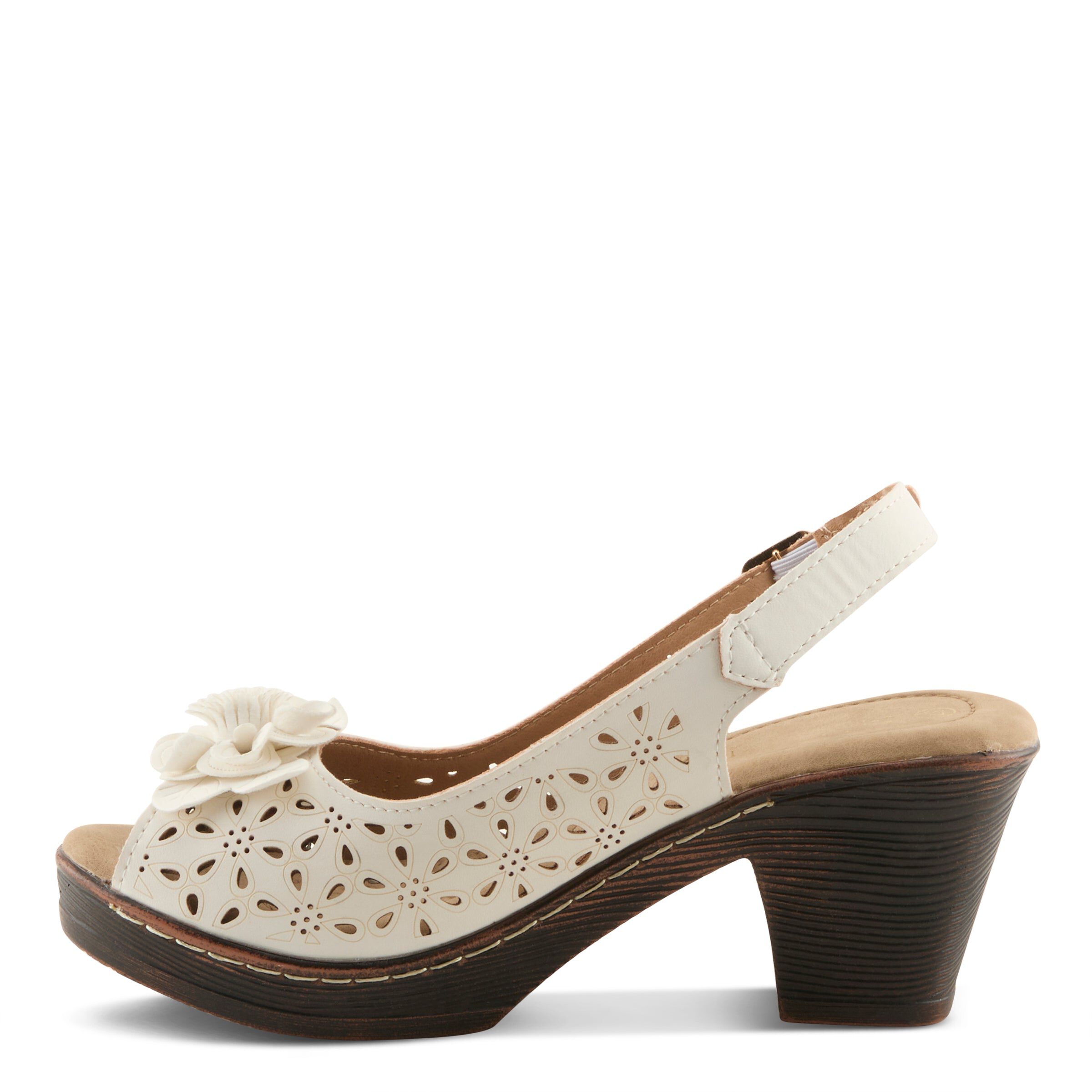 Doriday Slingback Sandal, WHITE, alternate image number 2