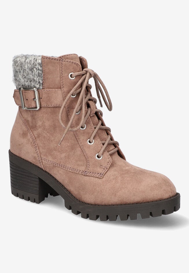 Ethel Bootie, TAUPE SUEDE, hi-res image number null