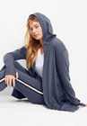 Zip-Up French Terry Hoodie, BLUE HAZE, hi-res image number null
