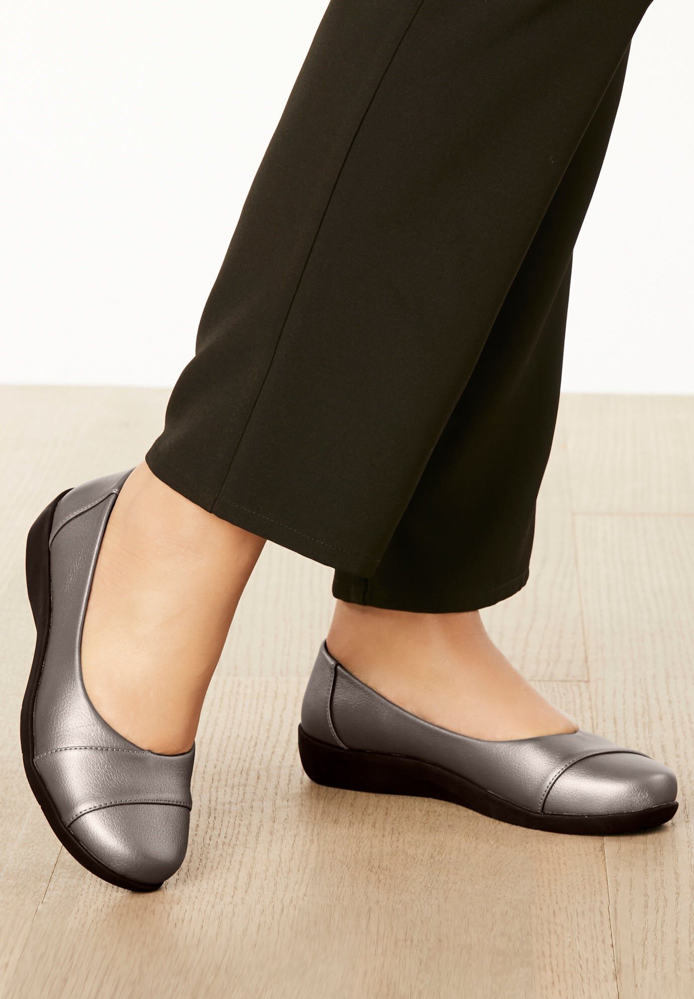 The Gab Slip On Flat, GUNMETAL, hi-res image number 0