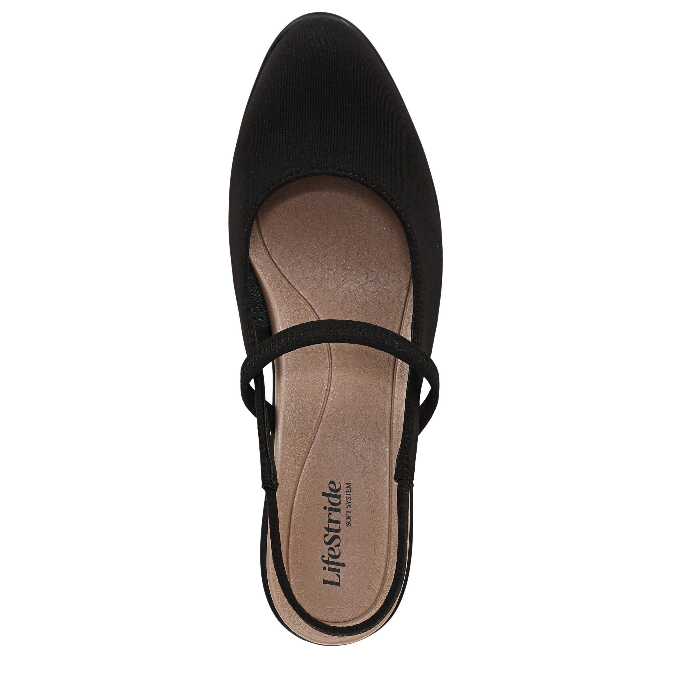 Evoke Slingback, BLACK FABRIC, alternate image number 6