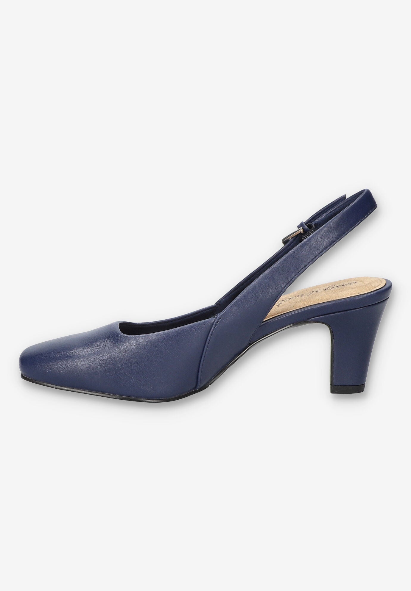Ritsa Square Toe Slingback Pump, NAVY, alternate image number 4
