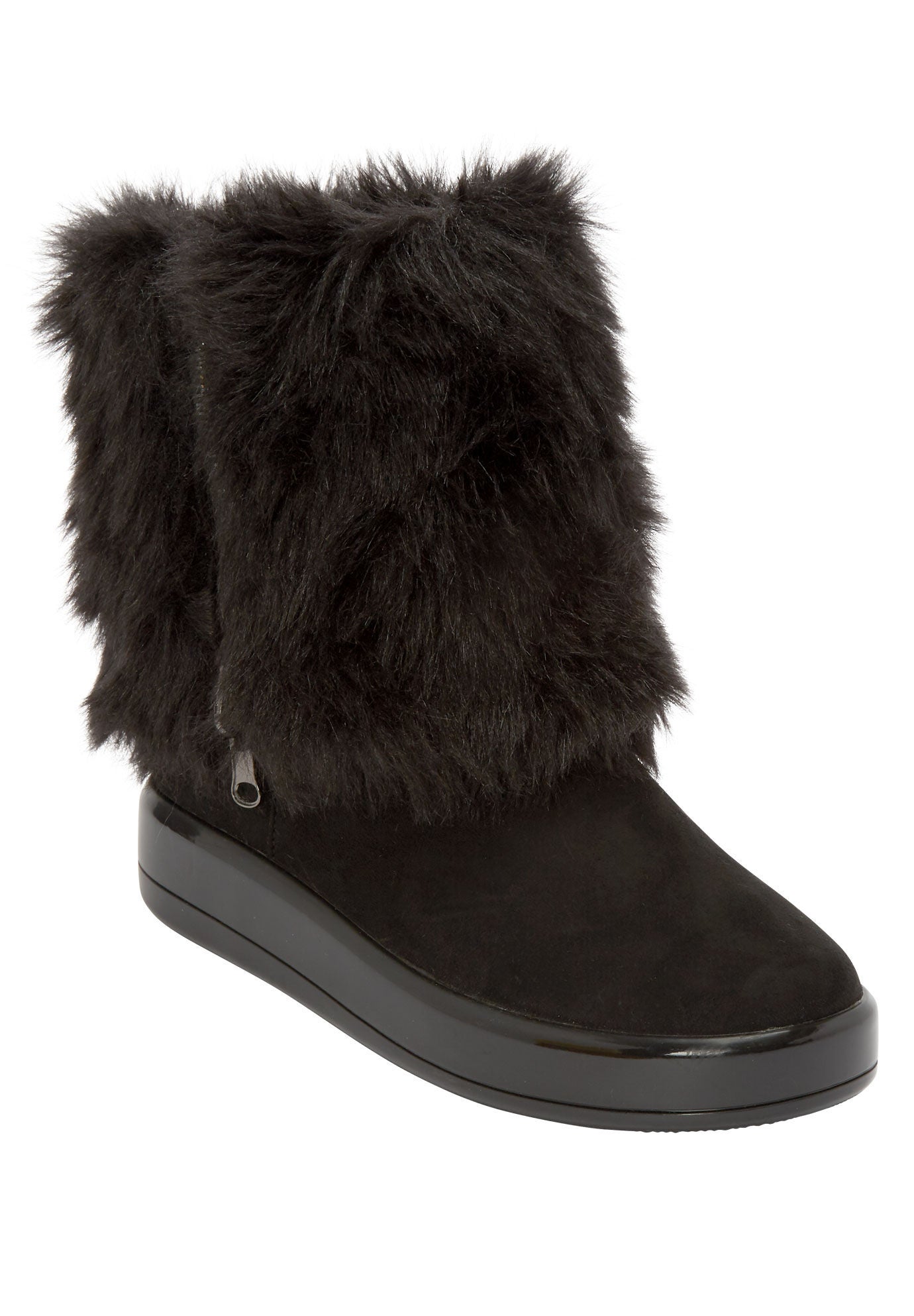 Wide calf shearling boots online