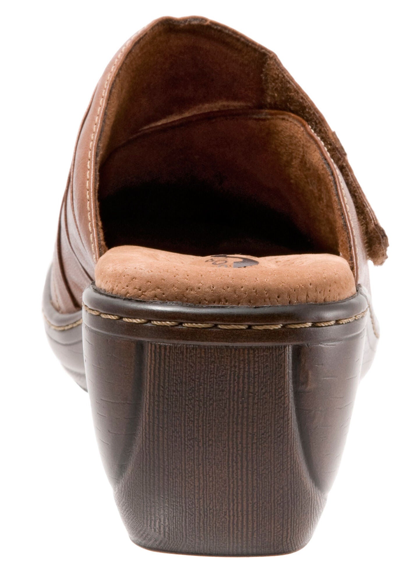 SoftWalk Mason Clog Adjustable Leather Shoes Catherines