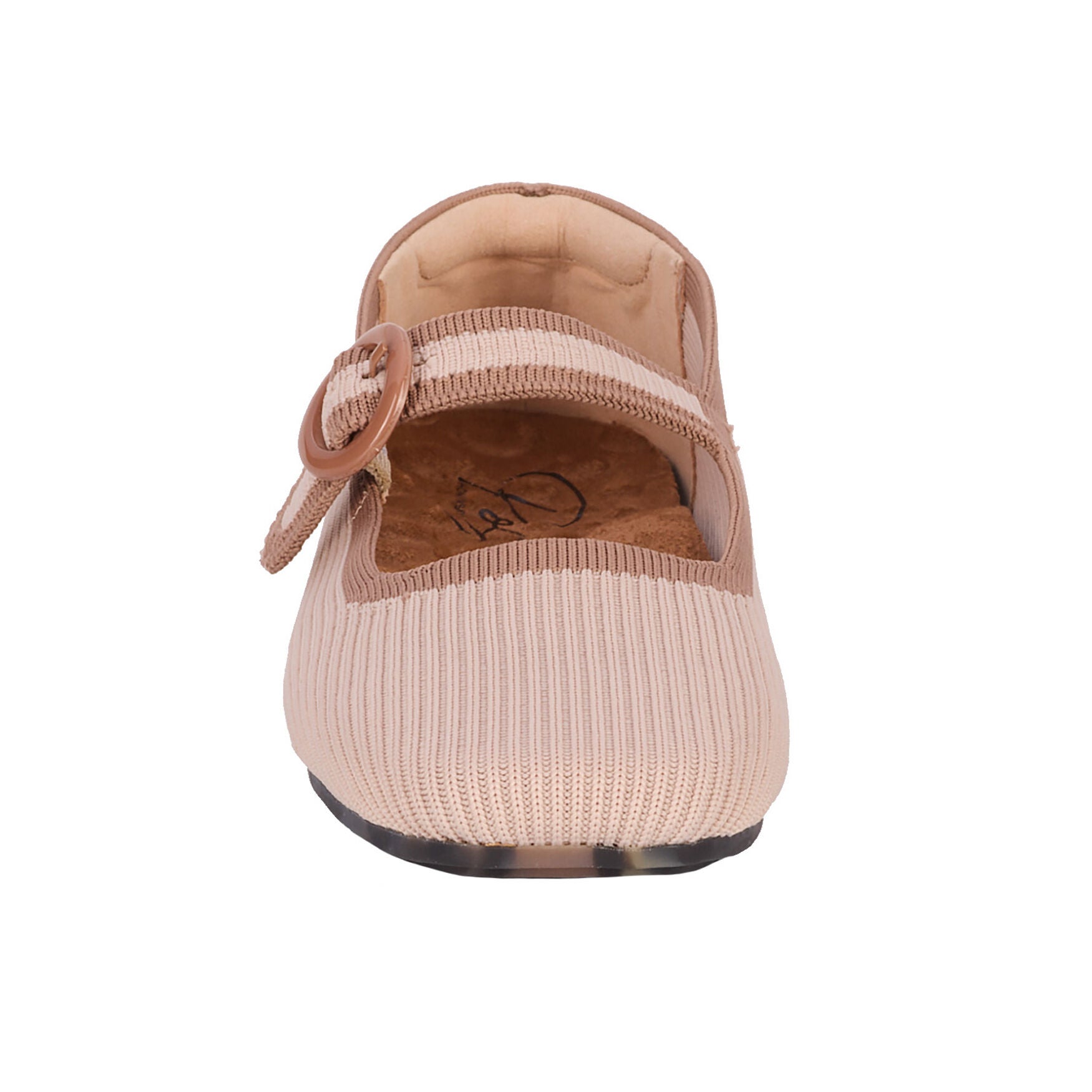 Naomi Mary Jane Flat, CREAM TAUPE KNIT, alternate image number 4