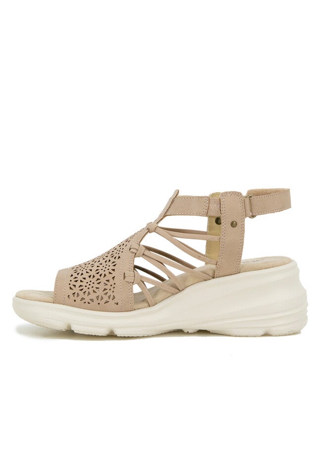 Water Lily Wedge Sandal, , alternate image number null