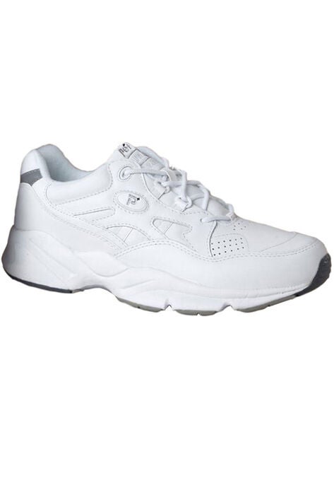 Stability Walker Sneaker, WHITE LEATHER, hi-res image number null