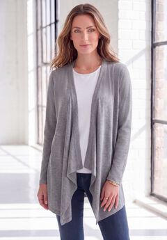 Long Sleeve Plus Size Cardigans