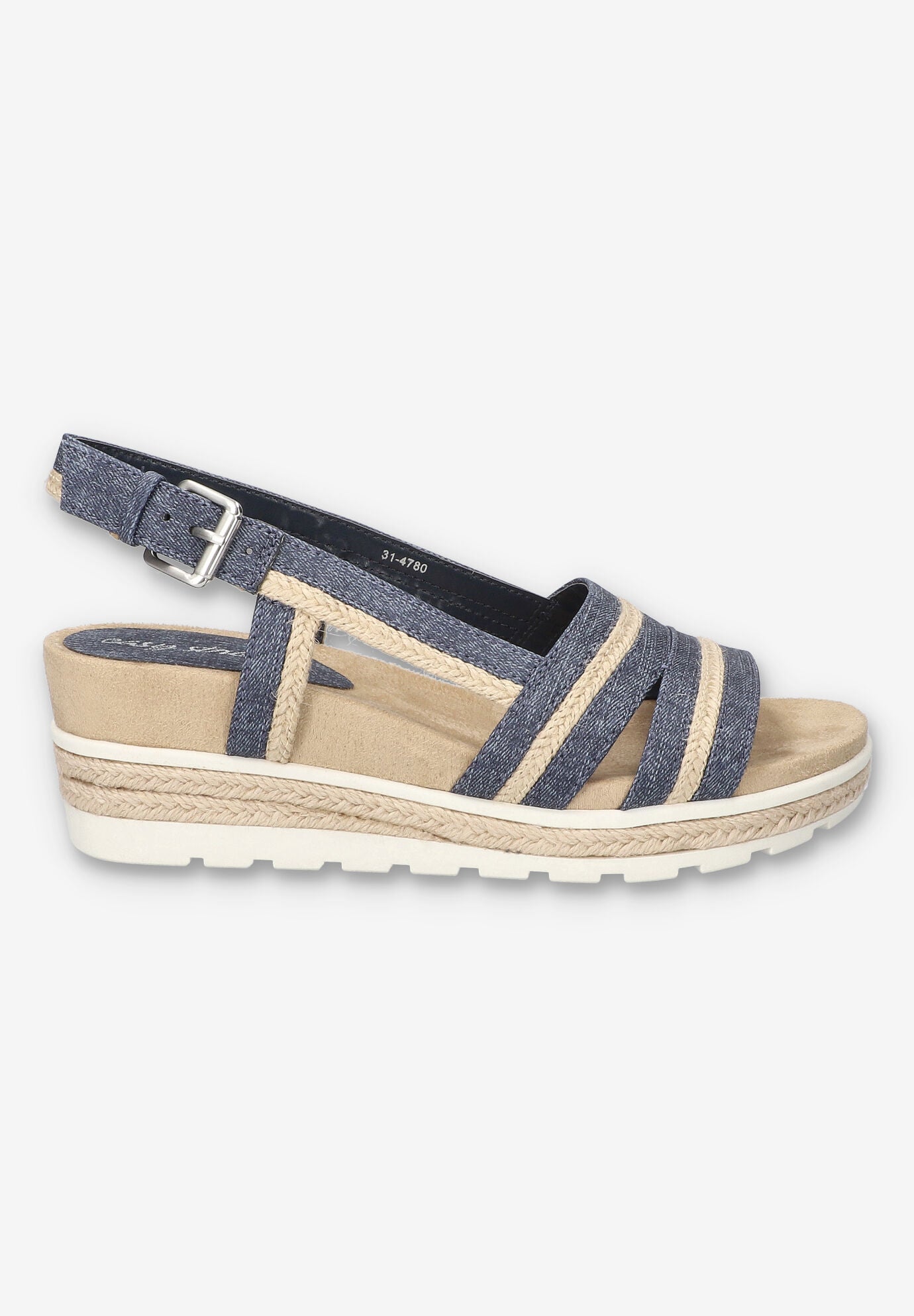 Mel Wedge Sandal, JEANS, alternate image number 2