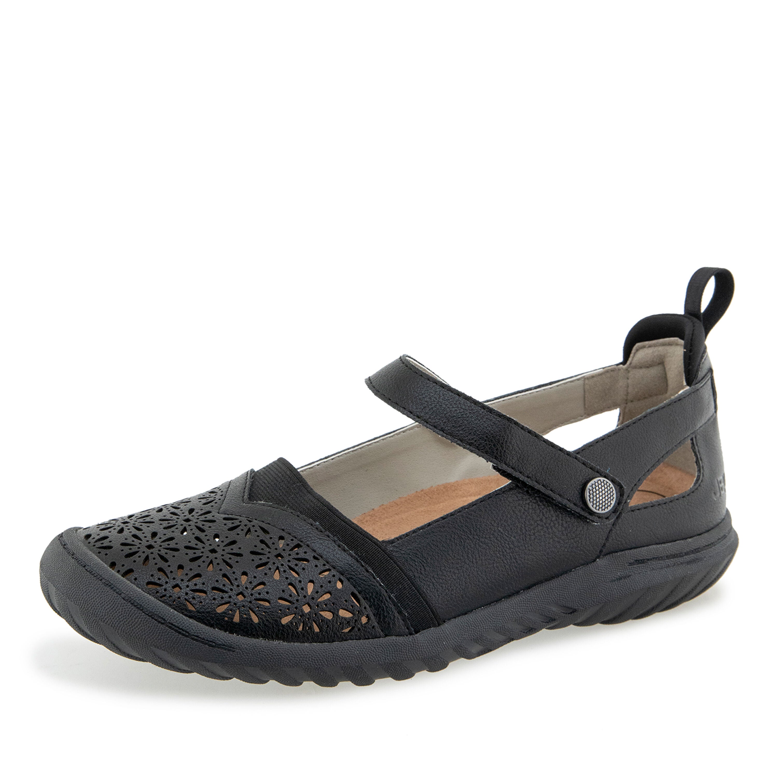Rya Casual Mary Jane Flat, BLACK, alternate image number 6