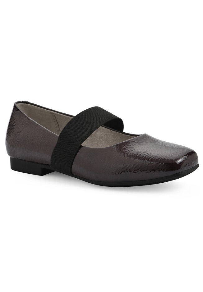 Besimi Mary Jane Flat, BURGUNDY PATENT, hi-res image number null