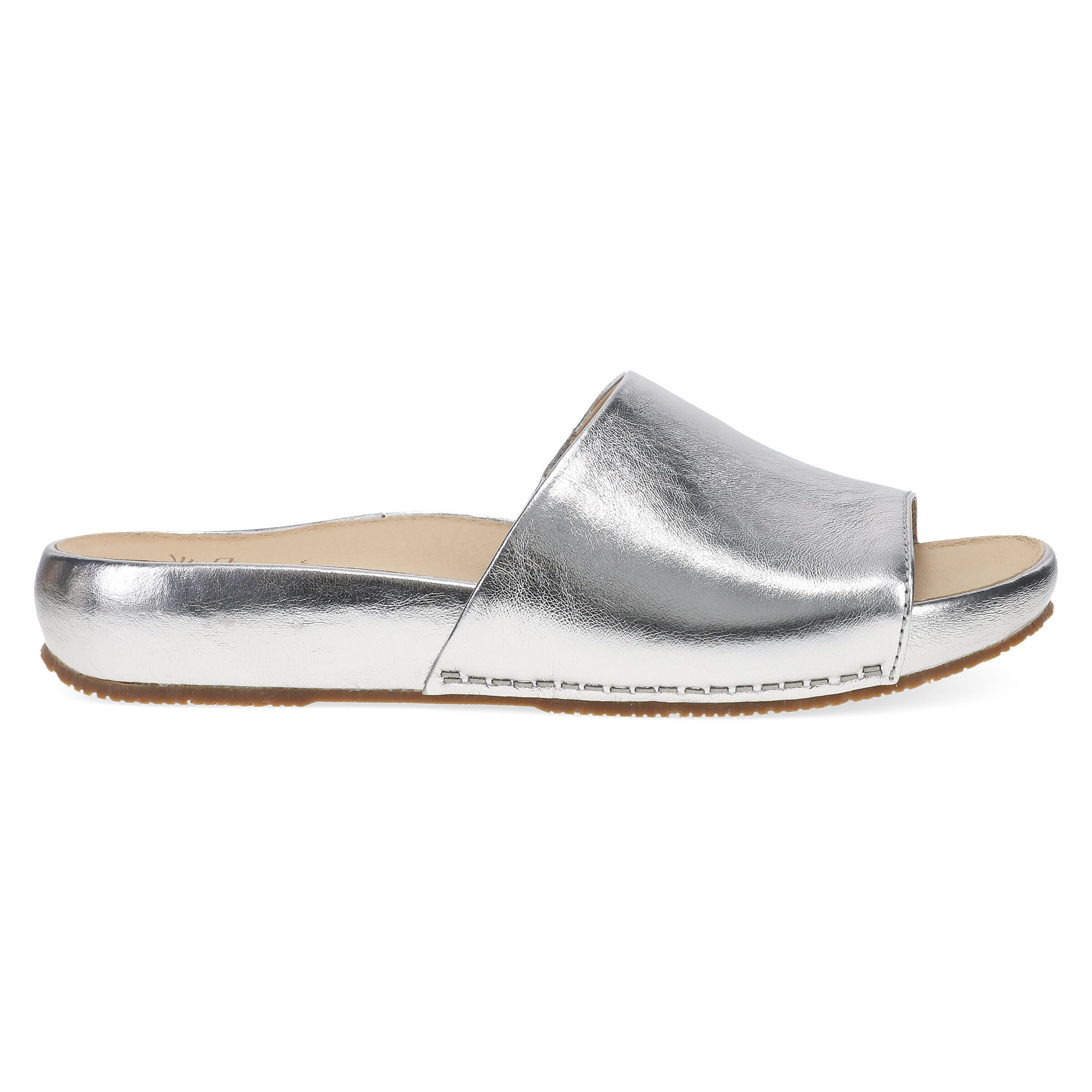 Twyla Leather Sandal, PEWTER, alternate image number 4