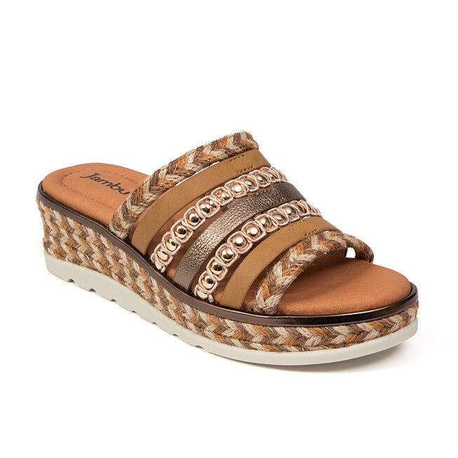 Dahlia Wedge, TAN, hi-res image number 0