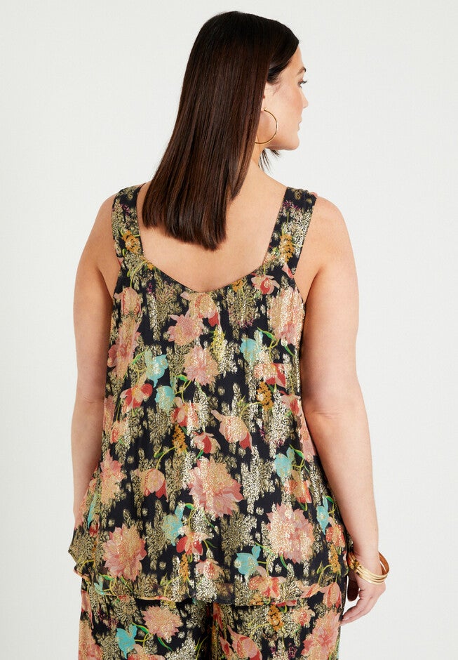 V-Neck Swing Tank, , on-hover image number null