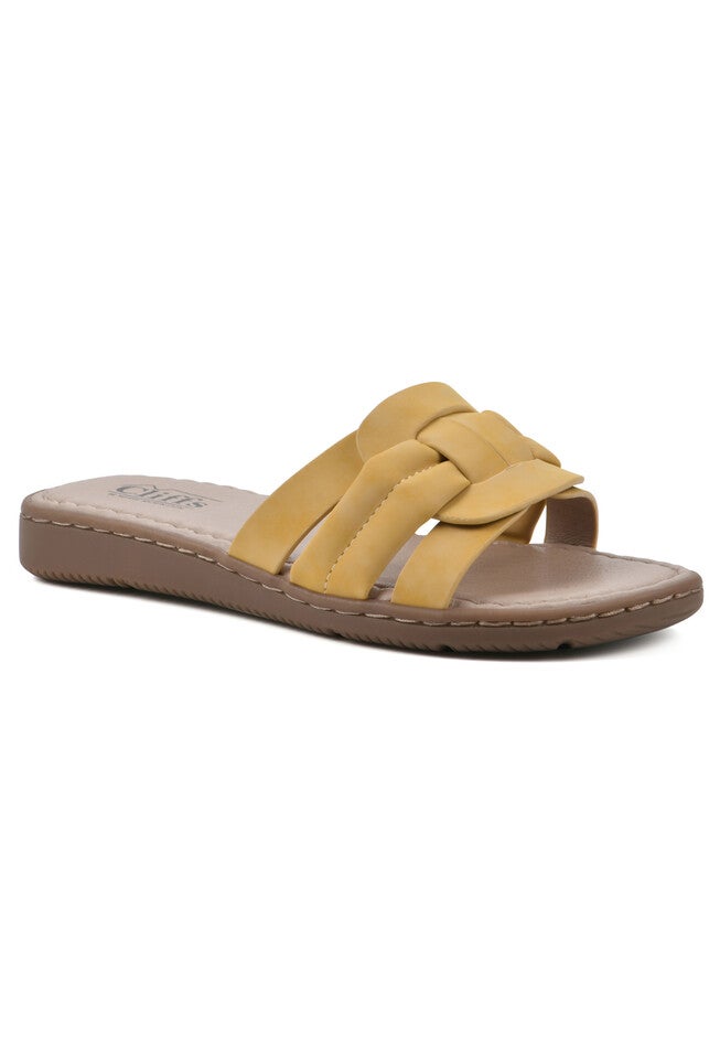 Squarely Sandals, YELLOW NUBUCK, hi-res image number null