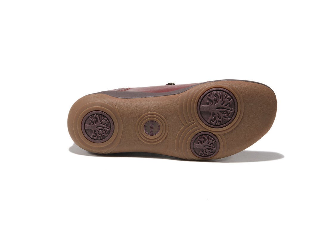 Alma Hands-Free Slip-On Flat, CHERRY, alternate image number 4