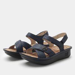 Kelsi Cross Strap Adjustable Sandal