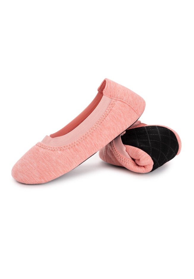 Women'S 2 Pair Travel Ballerina Slippers Set, , alternate image number null