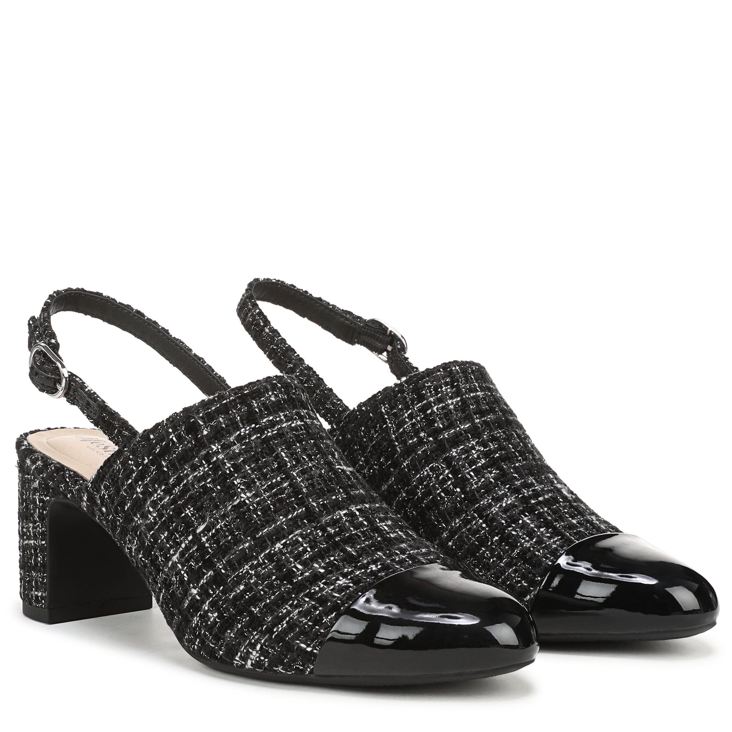 Tessa Slingback Pump, BLACK MULTI, alternate image number 2