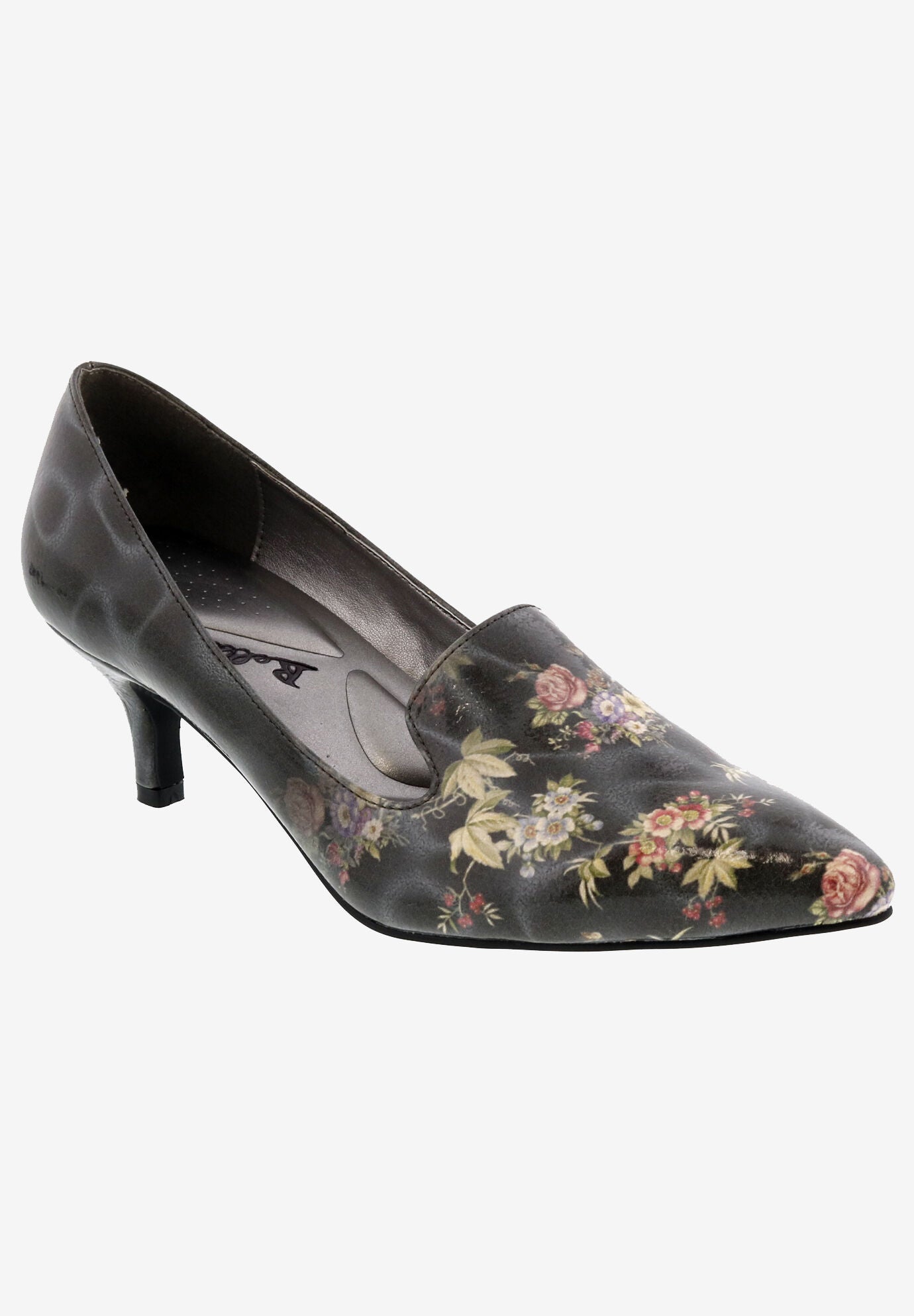 Bobcat Kitten Heel Pump, BLACK, hi-res image number 0