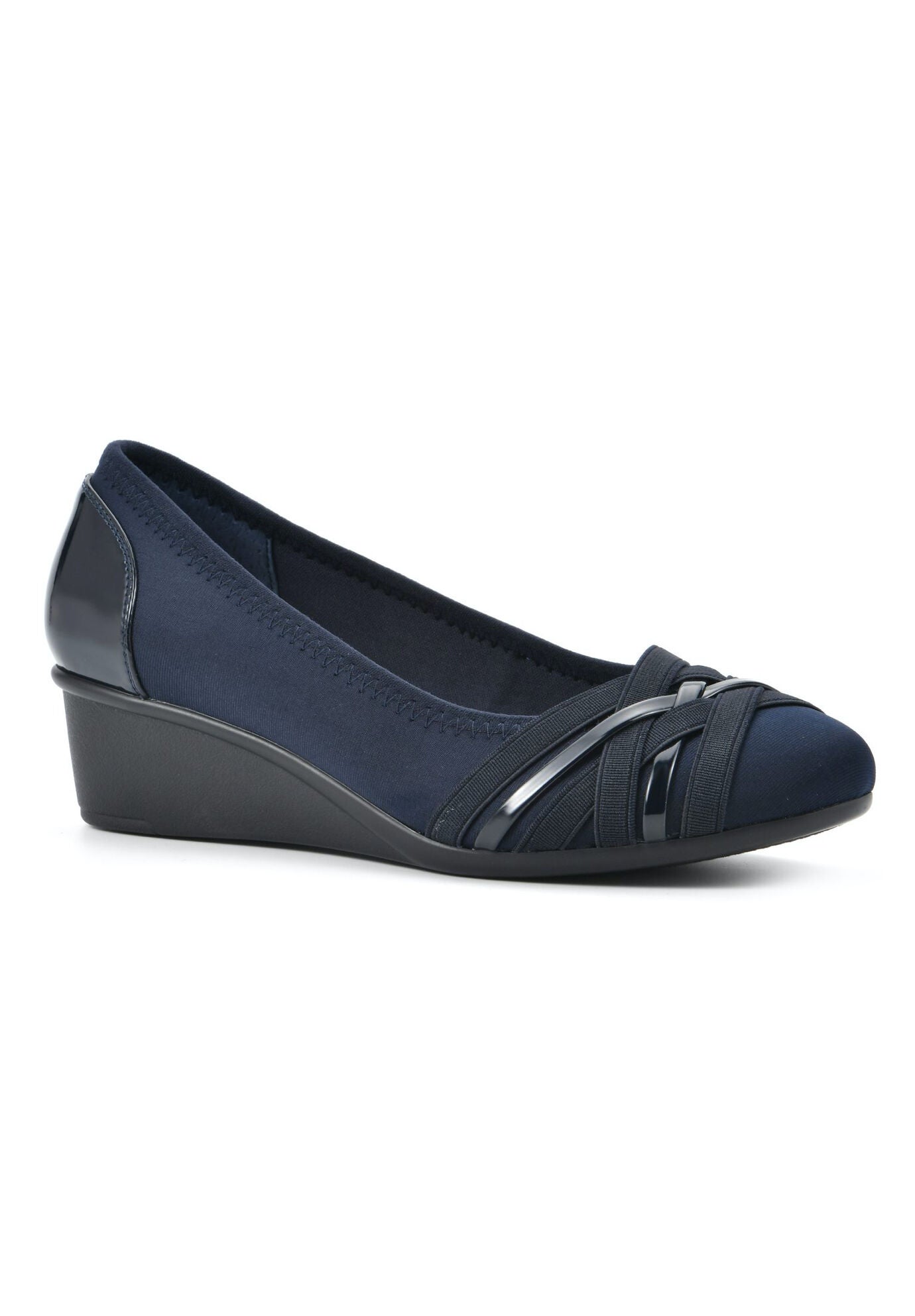 Bowie Wedge Pump, NAVY, hi-res image number 0