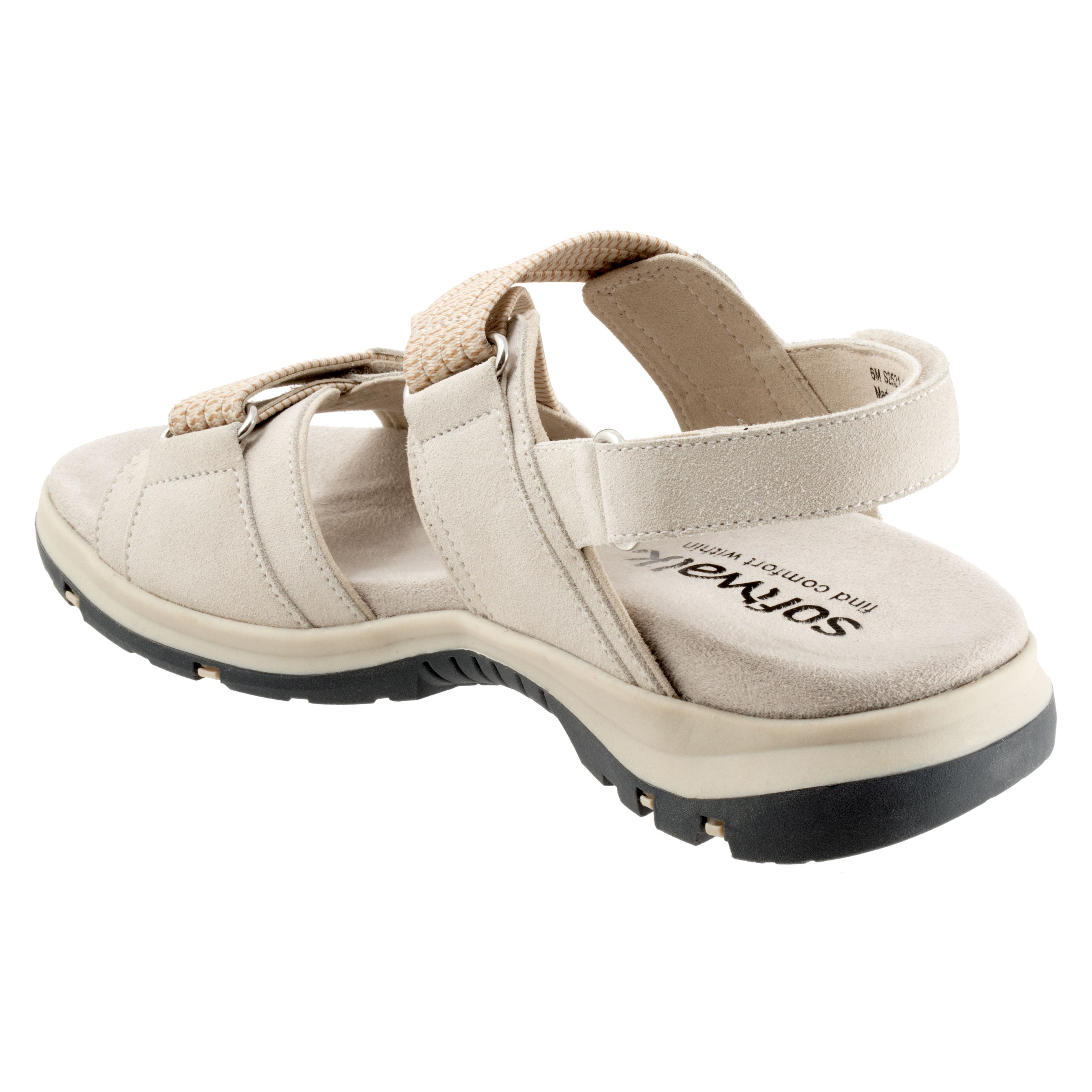 Oahu Sandal, IVORY SUEDE, on-hover image number 1