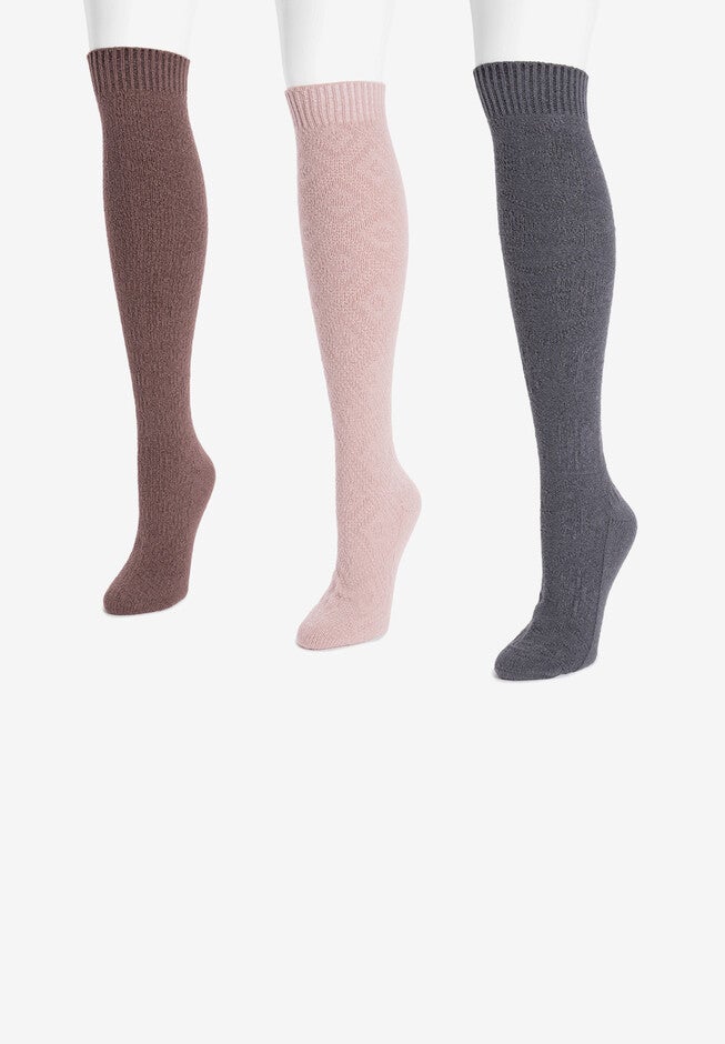 3 Pair Pack Knee High Socks, , on-hover image number 1